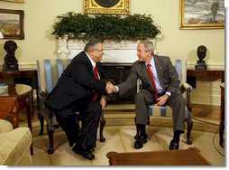 Wednesday, June 25, 2008 President Bush met with President Jalal Talabani of Iraq and discussed the political, security, and economic gains in Iraq. Afterwards, President Bush participated in the National...
