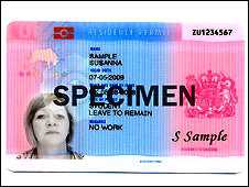 The Home Office is to start issuing identity cards to people from outside the European Economic Area. The first cards will go to students and the husbands, wives and partners...