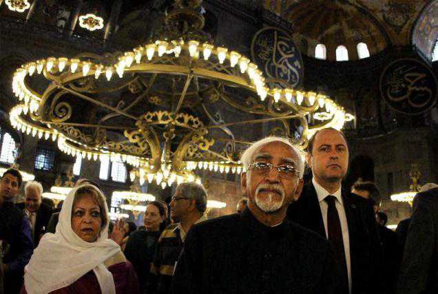 Vice-President Hamid Ansari made a personal pilgrimage here on Friday, the penultimate day of his six-day tour of Turkey, offering prayers at the mosque of his ancestor Eyup Sultan, revered...