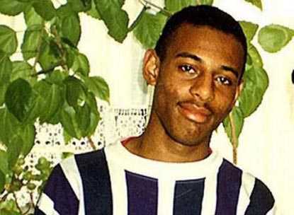 The mother of Stephen Lawrence today listened intently to a graphic account of her son’s murder 18 years ago by five white youths who shouted racist abuse as they stabbed...