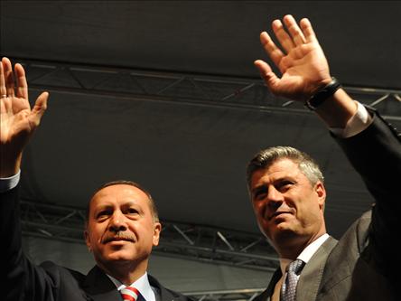 Ministerpräsident Recep Tayyip Erdogan setzt seine Kontakte im Kosovo fort.