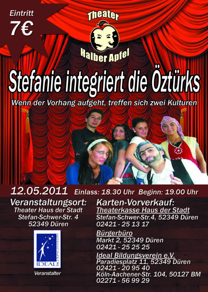 Theater-Einladung in Düren: Stefanie integriert die Öztürks