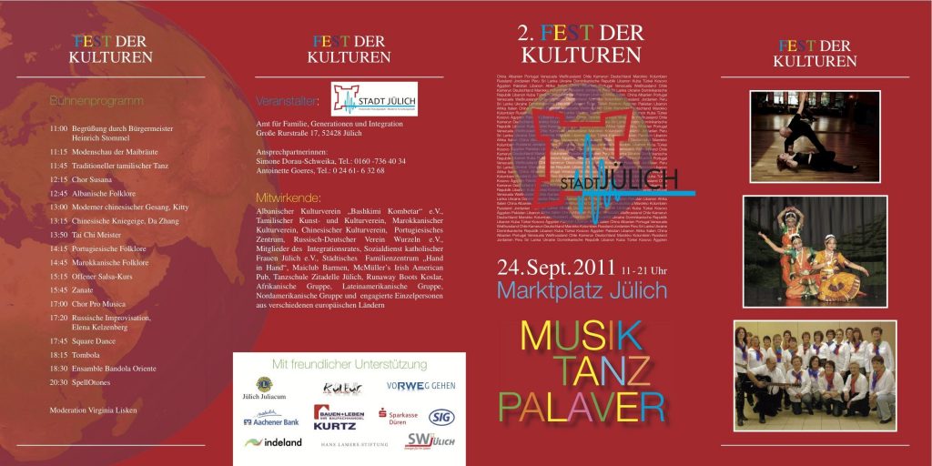 Fest der Kulturen in Jülich am 24.9.2011