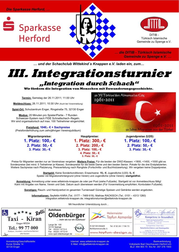 Integrationsturnier 2011