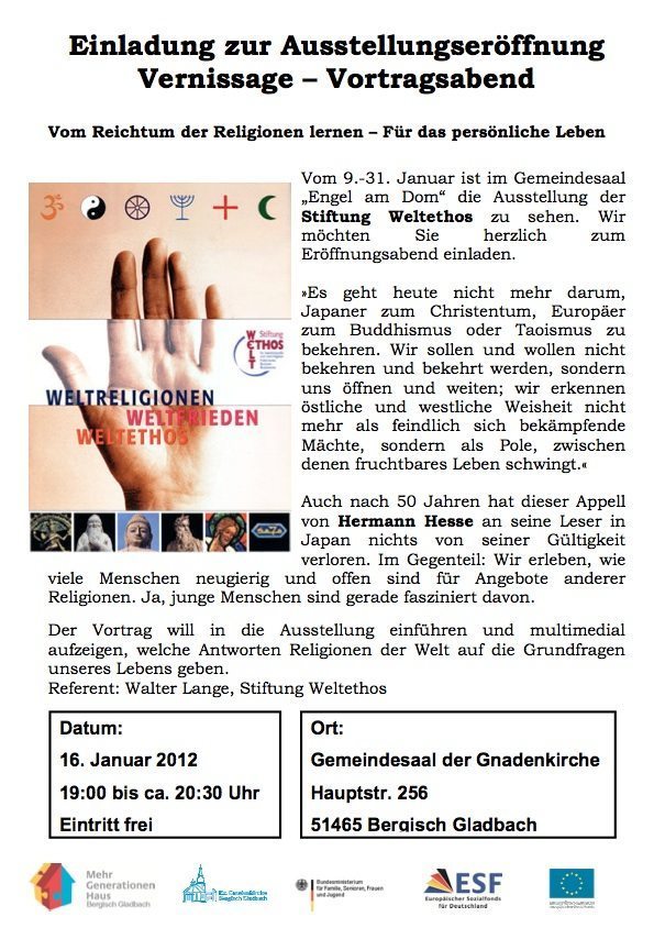 Einladung zur Ausstellungseröffnung – Vernissage – Vortragsabend
