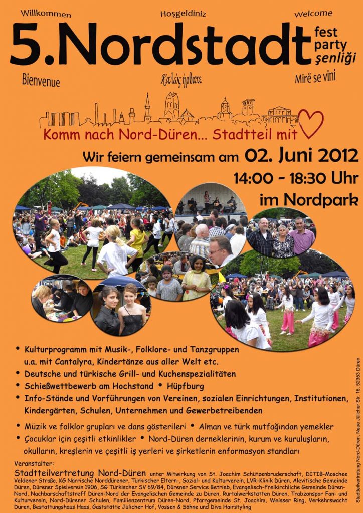 5. Multikulturelles Nordstadtfest in Nord-Düren
