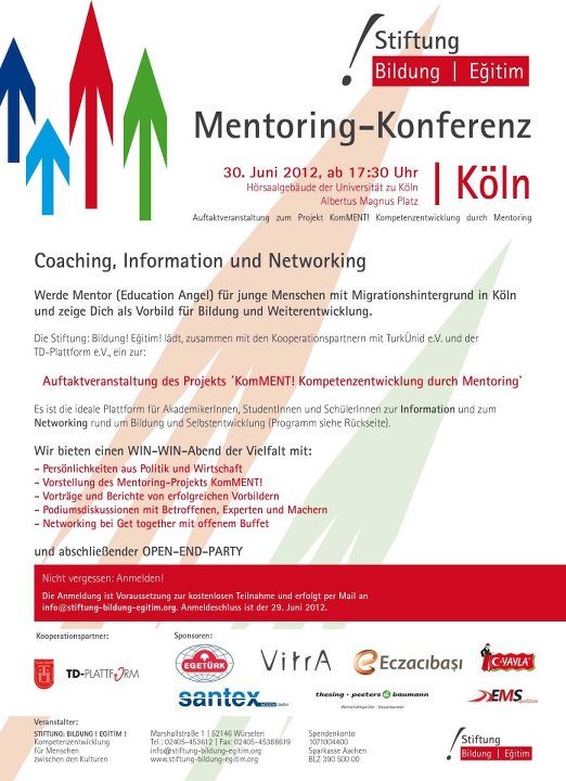 Mentoring-Konferenz Köln 30.6.2012