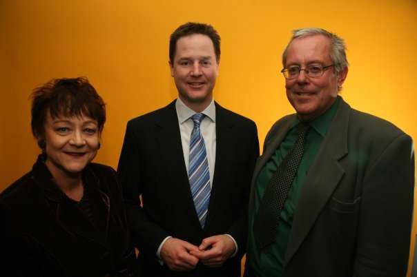 Nick Clegg MP with Sarah Ludford MEP