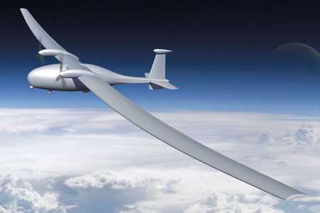 Horizon fuel cell for unmanned plane