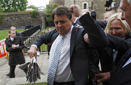 Protesters break up BNP news conference