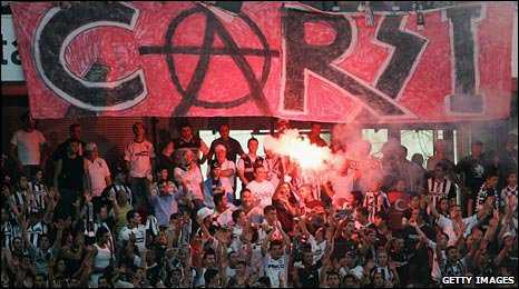 Besiktas fans reveal united front