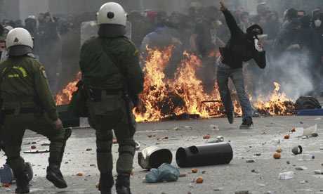 Riots break out in Greece on anniversary of police shooting
