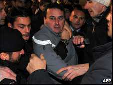 MassimoTartaglia Alleged attacker Massimo Tartaglia was detained at the scene
