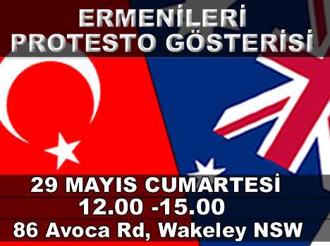 Peaceful Protest: JOIN TURKISH AUSTRALIANS ON SATURDAY 29th MAY 2010
