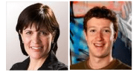 Kara Swisher and Mark Zuckerberg