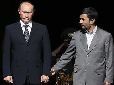 Putin + Ahmadinejad