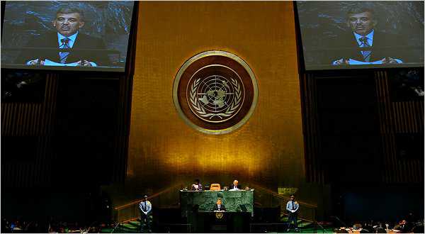 At the U.N., Turkey Asserts Itself in Prominent Ways ; Letter to NY Times attached