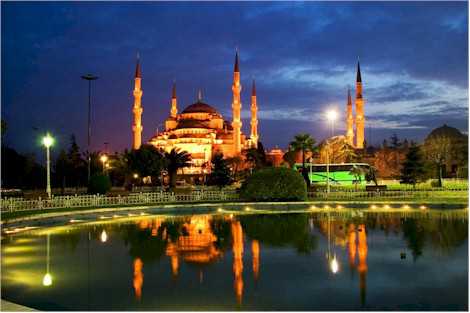 German President Wulff Visits Blue Mosque