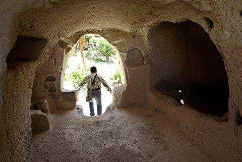 A winery dating back to the third century,carved into a cave in Urgup in central Anatolia, Turkey (File Photo) A winery dating back to the third century,carved into a cave in Urgup in central Anatolia, Turkey (File Photo)