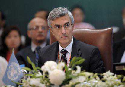 Rauf Engin Soysal, UN special envoy for assistance to Pakistan. AFP photo