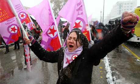 Protesters decry honour crimes and violence against women on International Women's Day in Turkey's capital, Ankara. Photograph: Adem Altan/AFP/Getty Images Protesters decry honour crimes and violence against women on International Women's Day in Turkey's capital, Ankara. Photograph: Adem Altan/AFP/Getty Images