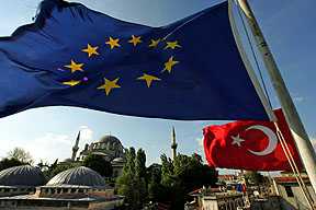 The report identified several factors which it said were hampering Turkey's EU accession talks. [Reuters]