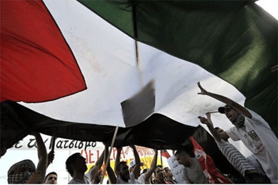 pro-palestinians in athens