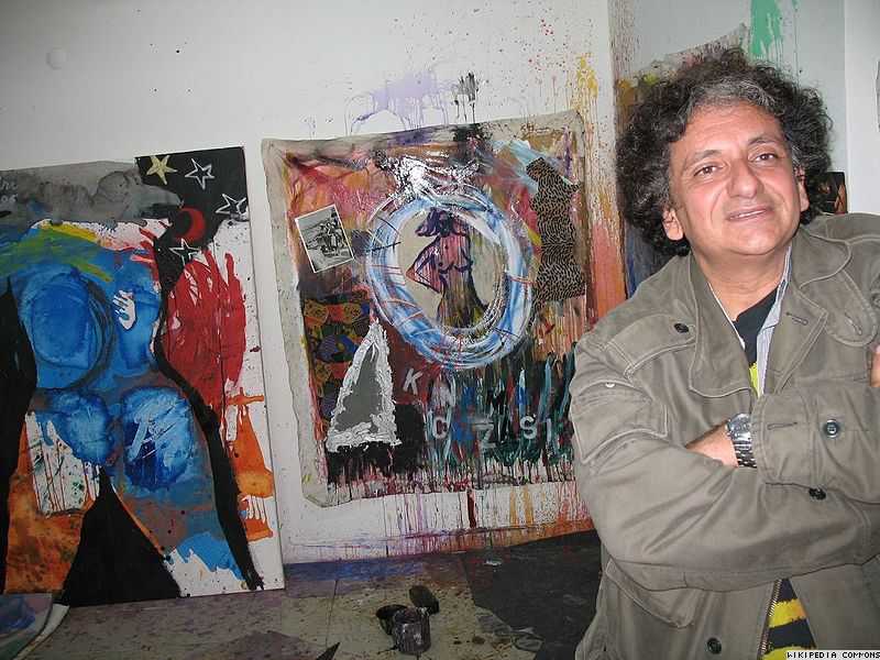 baykam Turkey - Bedri Baykam, a prominent painter, undated
