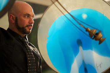 Yorgos whose glass works are on show in Istanbul