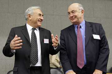 Could Turkey’s Kemal Dervis, right, replace Dominique Strauss-Kahn at the IMF?