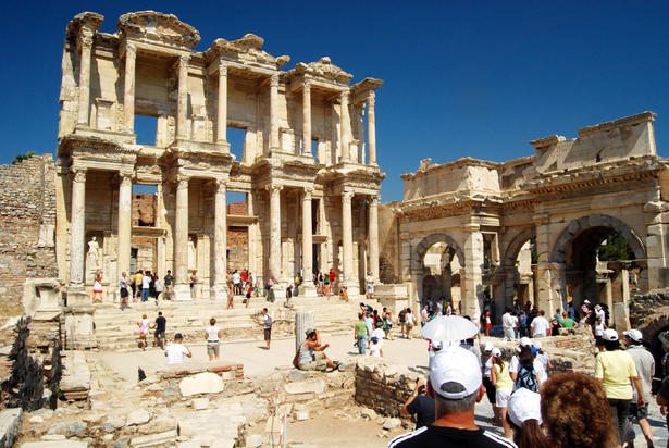 The ancient site of Ephesus is three kilometres outside of Izmir, a hot destination for Turks but not so much for international travellers.