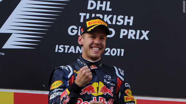 Vettel leads Red Bull one-two in Turkey to stretch title lead