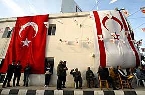 photo  Turkey's EU accession negotiations have faltered over the Cyprus issue. [Reuters]