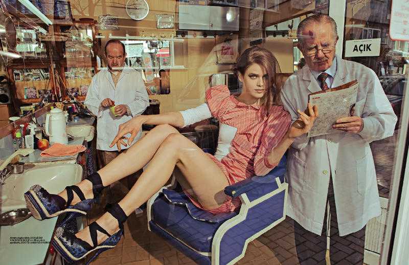 Julia Saner by Ahmet Polat for Vogue Turkey June 2011