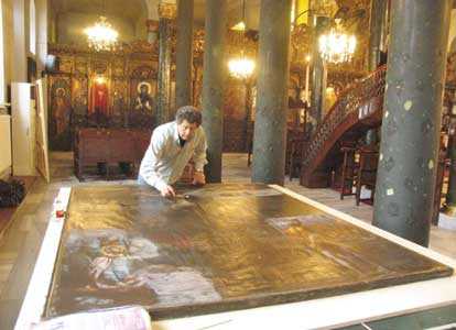 Some 100 selected pieces by Greek painters are being exhibited at Topkapı Palace.