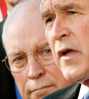 Cheney tried to persuade President Bush to bomb Syria