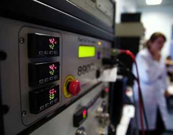 Hydrogen fuel-cell test station at the International Center for Hydrogen Energy Technologies (ICHET) in Instanbul, Turkey/Credit: ICHET