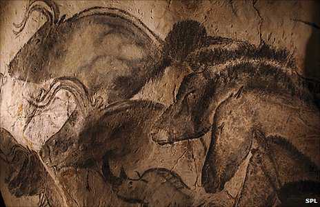 stone-age_cave_paintings_chauvet_france Paintings at Chavet cave, France SPL Did Palaeolithic hunters leave a genetic legacy in today's European males?