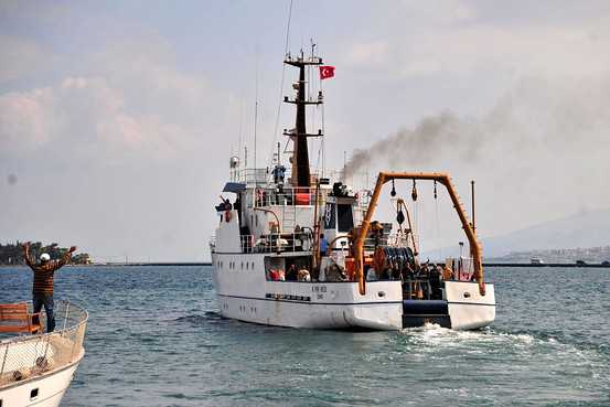 European Pressphoto Agency Turkey's oil exploration vessel Piri Reis leaves from Urla Port to the Mediterranean in Izmir, Turkey, on Friday.