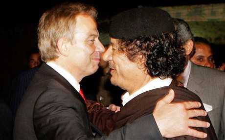 blair and gaddafi
