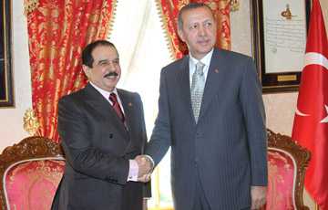 HM the King holds talks with Turkish Prime Minister