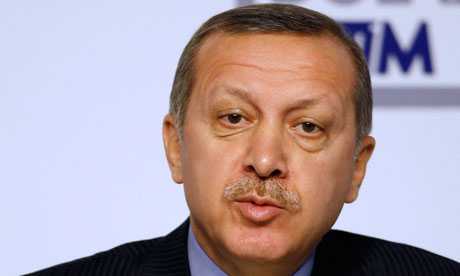 Turkey's prime minister Recep Tayyip Erdogan  Turkey's prime minister Recep Tayyip Erdogan has called the Cypriot and Israeli drilling madness. Photograph: Osman Orsal/Reuters