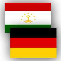 Tajikistan Germany flags 021111