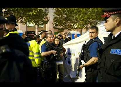 British police raid PKK tent in London