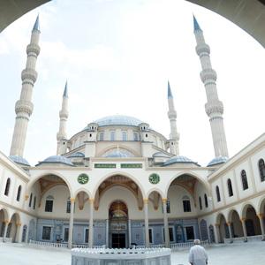 Great heights: The Nizamiye Mosque, currently being built in Midrand, is based on Ottoman architect Sinan's Selimiye Mosque in Edirne, Turkey. (Madelene Cronjé)