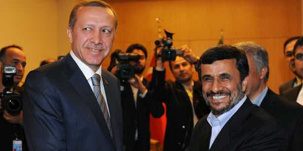 Ahmadinejad and Erdogan 090511