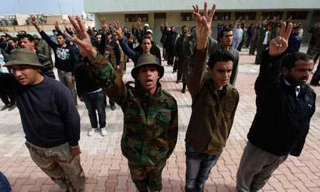 Libyan rebels seen traini 007