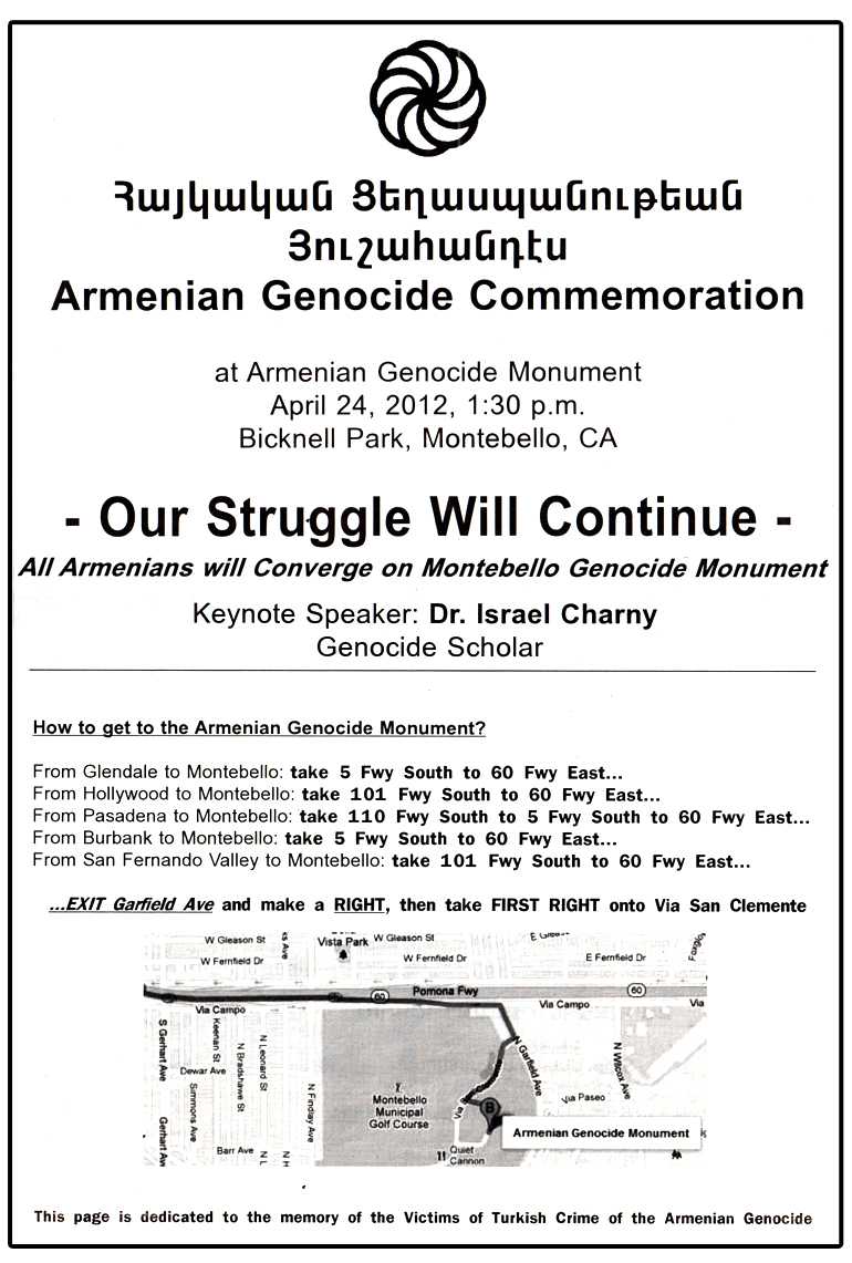 Armenian payrol speaks : Israeli Scholar Speak Out On so-called Armenian Genocid
