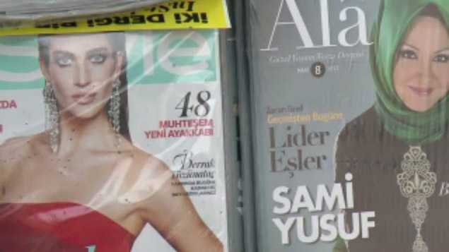 Turkish fashion magazine Âlâ appeals to fashionable Muslim women who wear a veil