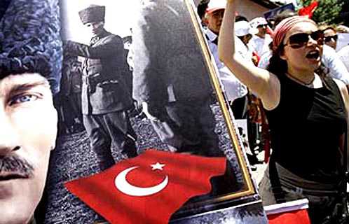 Turkey calm in center of storm